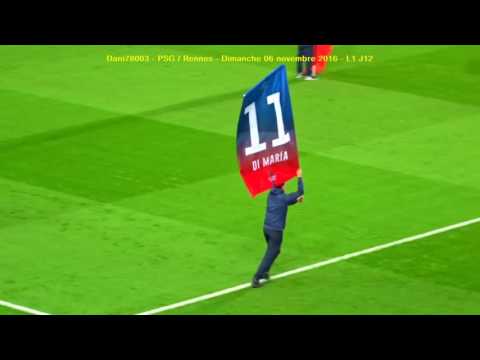 PSG / Rennes 06.11.2016 : 4-0 (L1 J12) 4/6 : Composition du PSG