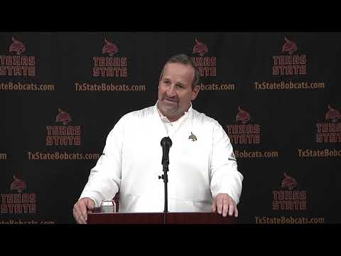 Texas State Football Postgame Press Conference vs. Arkansas State