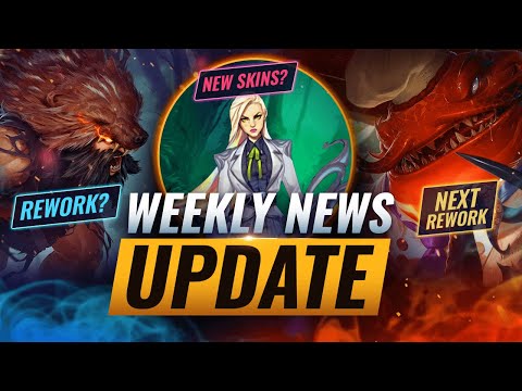 NEW UPDATES: UPCOMING REWORKS + NEW SKINS & MORE - League of Legends