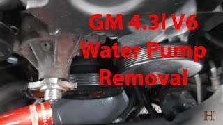 How to change a Water pump 2000 Chevy Blazer 4.3l V6 - Part 1 - Removal