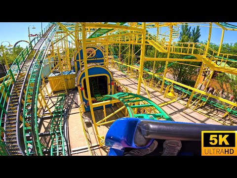 On-ride point of view of Wild Mouse