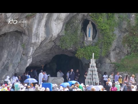 Chapelet du 23 juin 2025 à Lourdes