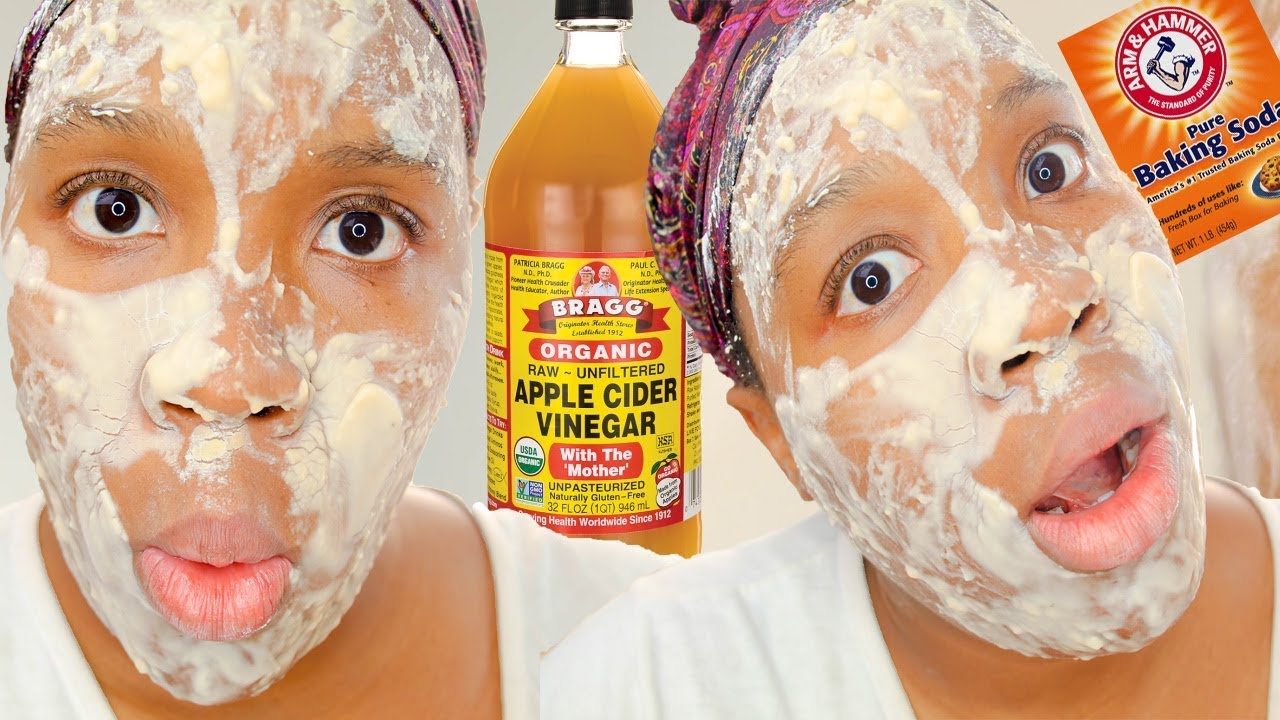 Baking Soda Face Mask for DARK SPOTS! Apple Cider Vinegar and Baking Soda Mask DIY! Skincare Hacks