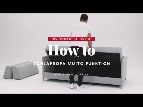 HOW TO: Schlafsofa Muito von Innovation [Bettfunktion erklärt] | bei Sofawunder.de