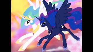 MLP:FIM Princess Luna and Princess Celestia Tribute - Hey soul.sister