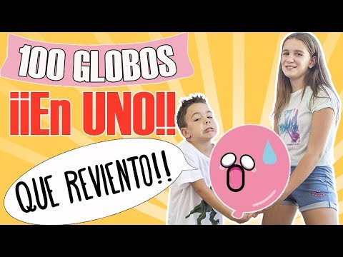 🎈 100 Globos CHALLENGE🎈 Vlog ¡¡Papá CANTA!! Nos reta Los Juguetes de ARANTXA y retamos a...