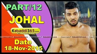 (1) Johal ( Jalandhar) Kabaddi Tournament 18 Nov 2015