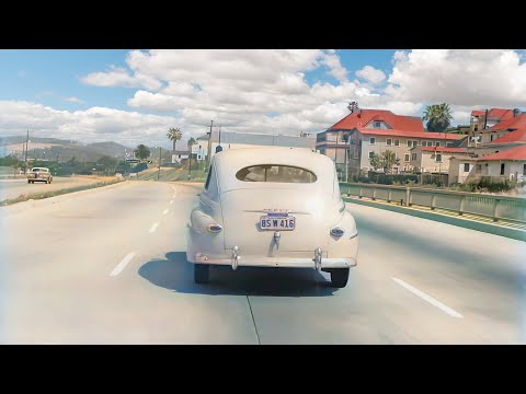 Wonderful California 40's in color [60fps,Remastered] w/sound design added