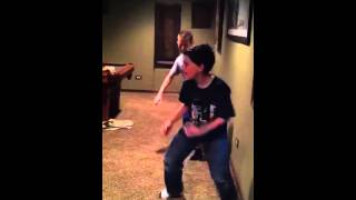 Wrestling match. Jeff vs. Jacob!