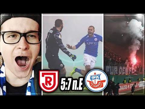 LEGENDÄRSTER STADIONVLOG: Regensburg vs Hansa Rostock Elfmeter Krimi im DFB Pokal | Stadion Vlog