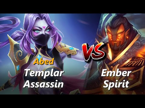 Abed mid Templar Assassin vs Ember Spirit | First 10 minutes