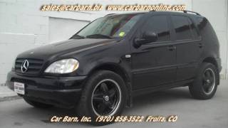 preview picture of video 'SOLD!-2001 Mercedes Benz ML320 at Car barn in Fruita,CO near Grand Junction'