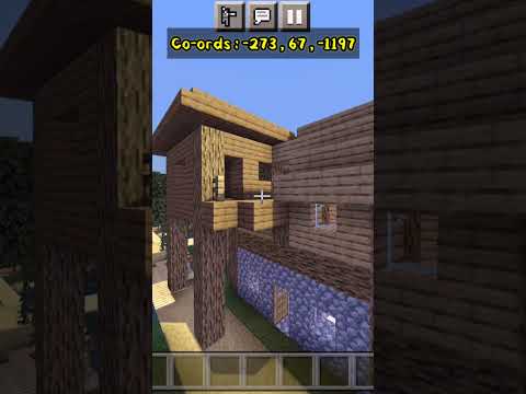 Witch Hut Merged With Village House / Minecraft Broken Seeds Minecraft Bedrock Seeds
