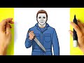 How To DRAW MICHAEL MYERS Halloween