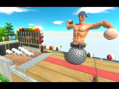 Play Bowling With Polar Beard - ANIMAL REVOLT BATTLE SIMULATOR ARBS