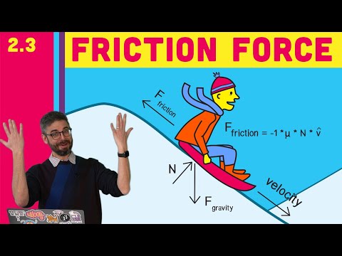 2.3 摩擦力--代碼的性質 (2.3 Friction Force - The Nature of Code)