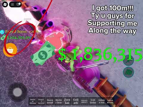 (Roblox) i got 100m on one fighting spirit 2!!!