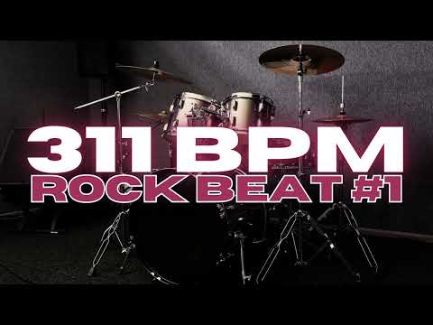 311 BPM - Rock Drum Beat - Loop 1