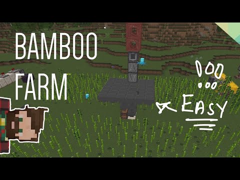 Minecraft Bedrock 1.20: Tutorial: Adorabile Allay's Gestisci questa fattoria di bambù! (MPCE PC/X...