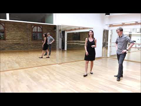 Foxtrott  - Ein- und Ausstieg Rechtsdrehung - erklärt und gezeigt im Detail ohne Musik