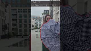 Видеообзор Женский зонт Fulton L354 Minilite-2 Houndstooth Red Border (Красная полоса)