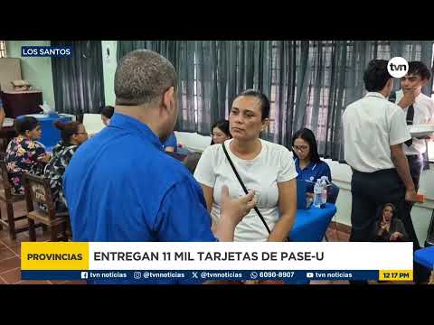 Los Santos, primera provincia en recibir el Pase-U de forma digital mediante la app Punch