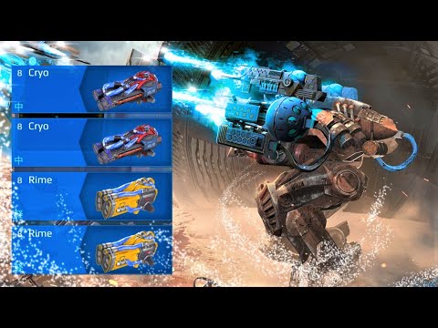 Rime & Cryo / New Death Button Griffin / Test Server Gameplay War Robots WR