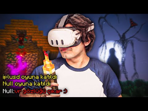 MINECRAFT VR KORKU MODUNDA 100 GÜN GEÇİRDİK - iplusd VR @tapielzavr​