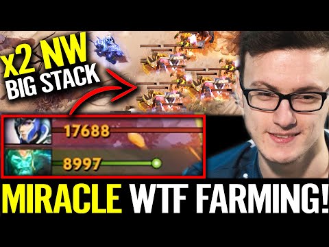 MIRACLE Luna - WTF Farming Speed!!! 25 Min x2 Enemy Carry Networth OMG | Dota 2 Pro Gameplays