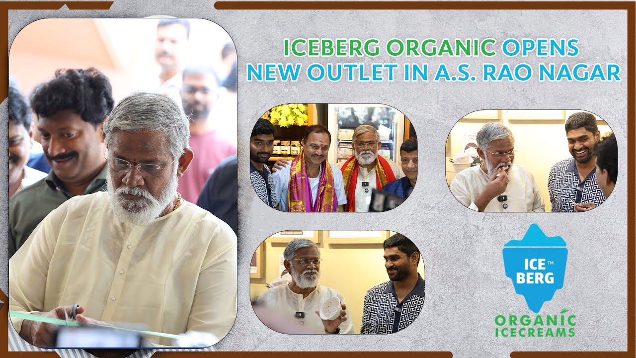 Iceberg Opens Its New Outlet In AS Rao Nagar | Offers Organic Ice Cream at ₹1 per Gram