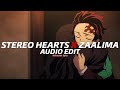 Stereo Hearts X Zaalima Edit Audio