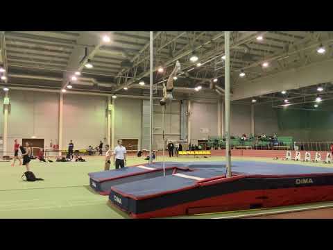 2020.02.22. Felnőtt OB 2. hely, Garamvölgyi Petra 410 cm, U18 országos csúcs