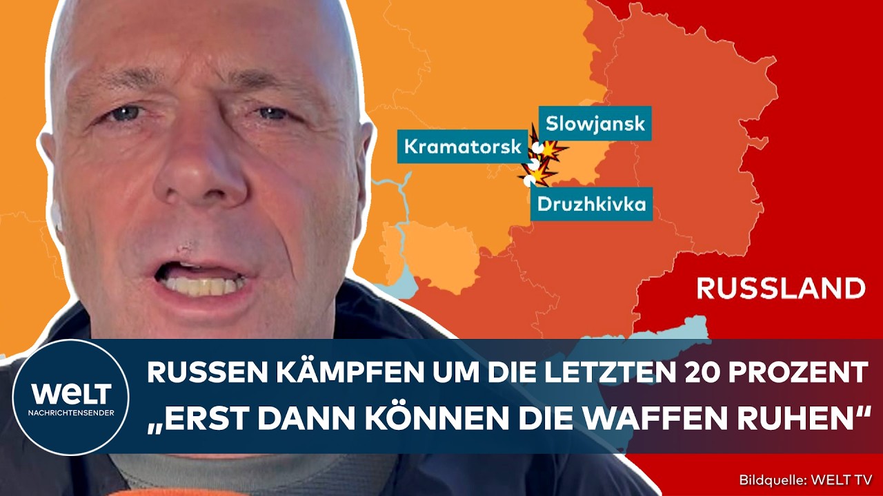 PUTINS KRIEG: Kampf um die letzten 20 Prozent! Schlucken die Russen bald den gesamten Donbass?