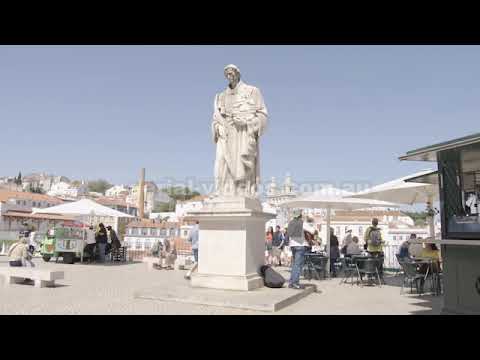 Praça Largo Das Portas Do Sol 4K