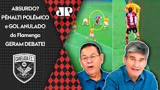 ‘Meu Deus do céu: o VAR…’; pênalti polêmico para o Flamengo e gol anulado provocam debate