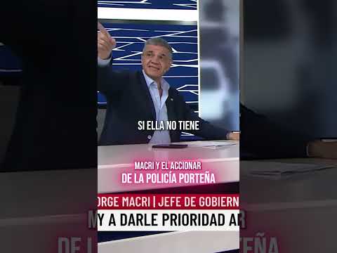 JORGE MACRI DEFENDIÓ EL ACCIONAR DE LA POLICÍA