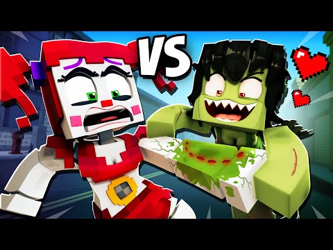 ZOMBIE GIRL BITES CIRCUS BABY!