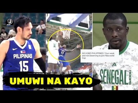  Senegal gustong PAUWIIN ang Gilas pilipinas! Ang GANTI ng API !