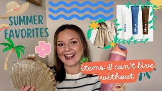 Summer Favorites! (Including the best lip product and pajama sets ever made! 😆)