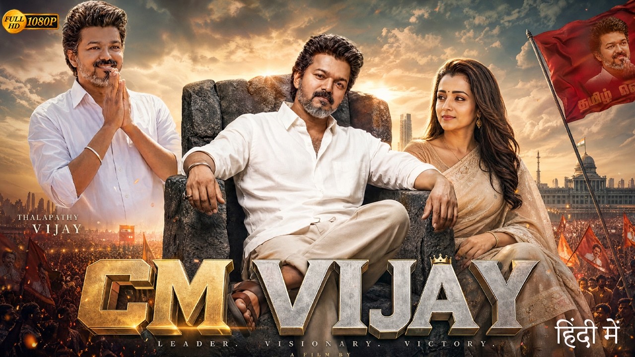 VIJAY CM - Full Movie Hindi Dubbed| Thalapathy Vijay | Trisha Krishnan | New South Indian Movie 2026
