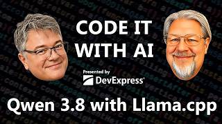 Code it with AI - Qwen 3.8 with Llama.cpp (ep.44)
