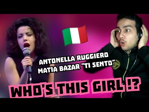 Reaction Antonella Ruggiero - Matia Bazar "Ti Sento"