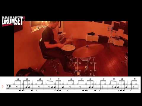 Giuliano Ferrari, Swingin’ the 5 Stroke Roll, drum lesson