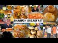 BEST Morning BHARUCH Breakfast Chula Sev Usal Thali South Indian More
