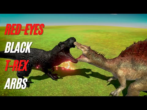 RED-EYES BLACK T-REX vs DEATH CLIMB - Animal Revolt Battle Simulator
