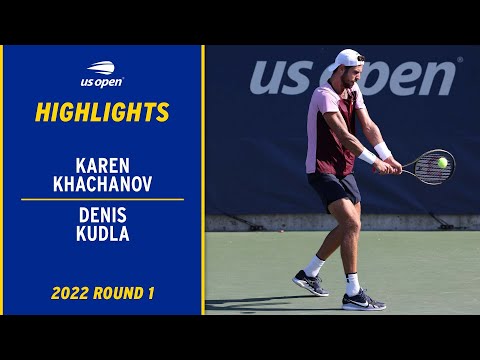 Karen Khachanov vs. Denis Kudla Highlights | 2022 US Open Round 1