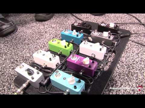 NAMM '13 - Mooer Echolizer, Rumble Drive, Blues Mood, and Rage Machine Demos