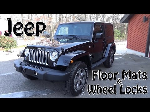 2017 Jeep Wrangler Husky Liners / McGard Wheel Locks
