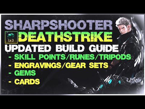 UPDATED Lost Ark *DEATHSTRIKE* Sharpshooter Raid Build Guide - Abyssal Dungeon + Guardian Raid Build