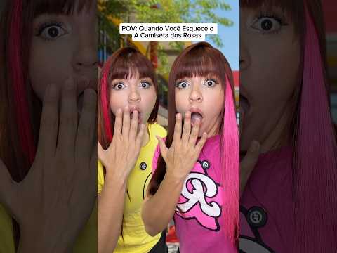 POV: Quando Você Esquece a Camiseta dos Rosas